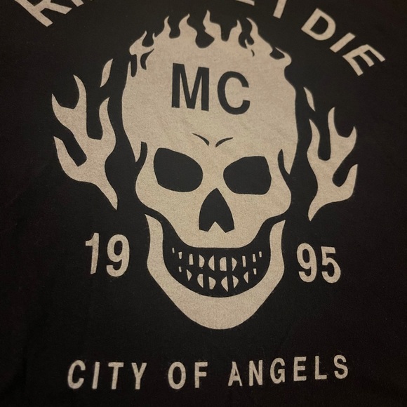 Truly Madly Deeply Ride ‘Til I Die 1995 City of Angels Women Crop Top - Picture 2 of 6